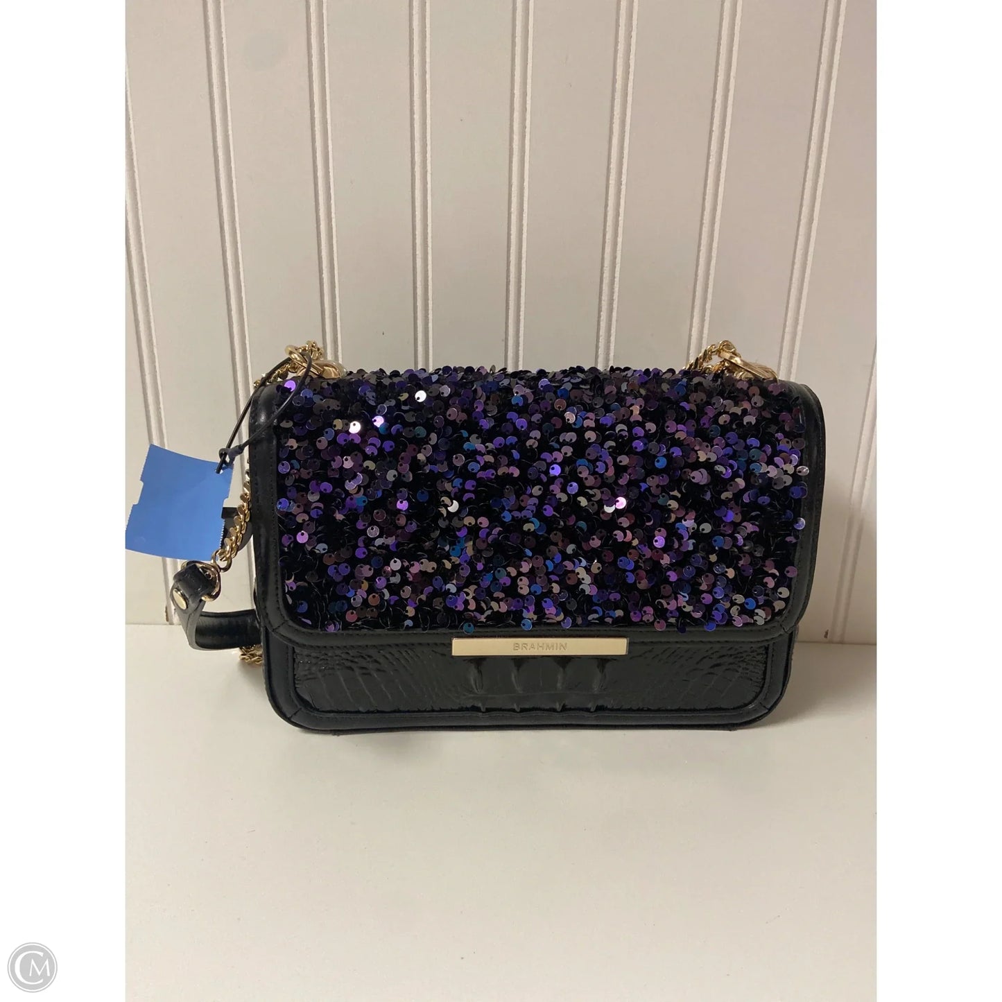 Handbag Designer By Brahmin, Size: Medium