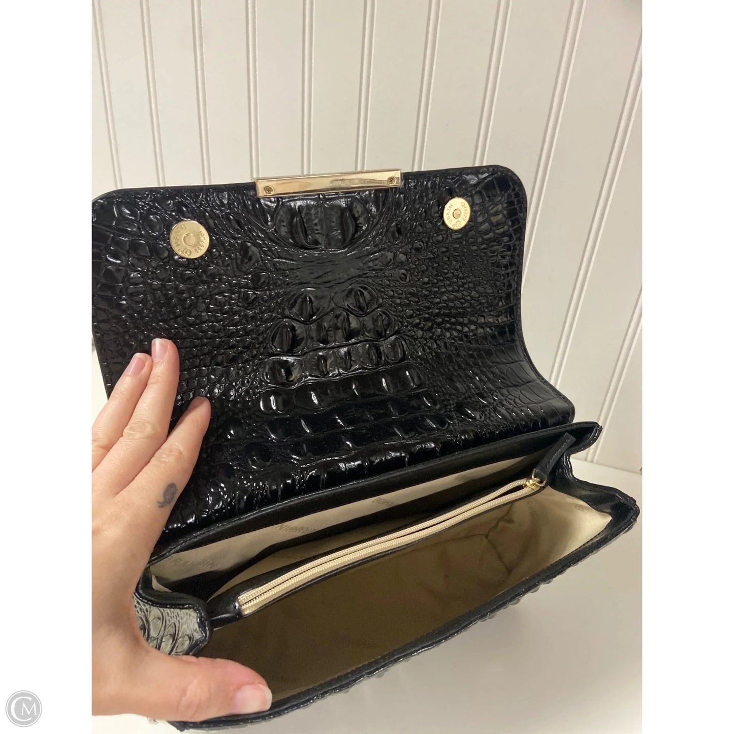 Handbag Designer By Brahmin, Size: Medium