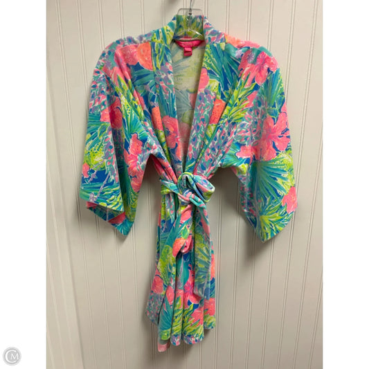 Shawl Designer By Lilly Pulitzer In Blue & Pink, Size: Xs