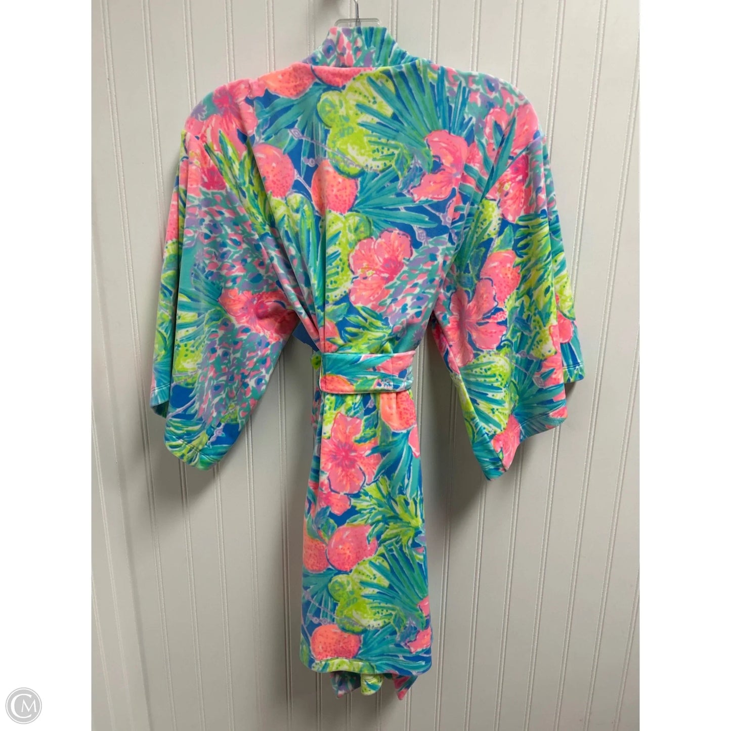 Shawl Designer By Lilly Pulitzer In Blue & Pink, Size: Xs