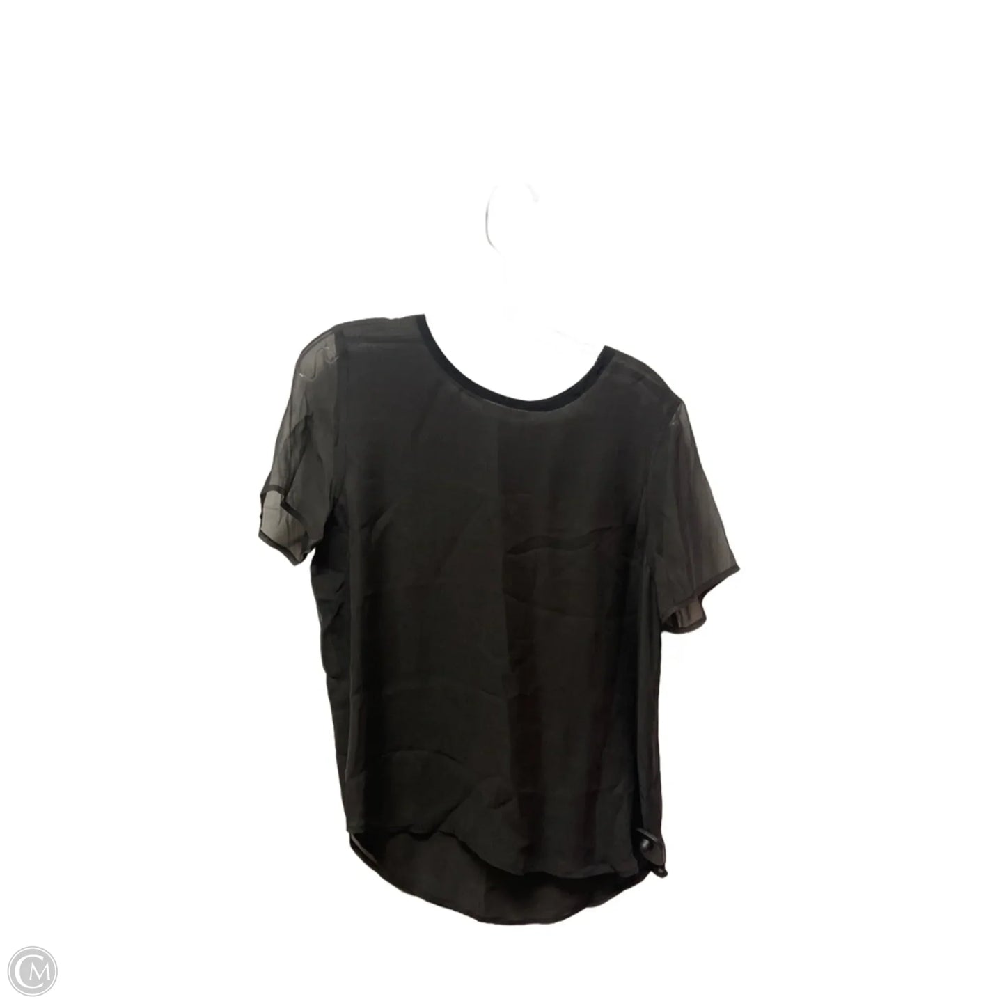 Top Short Sleeve By Equipment In Grey, Size: S