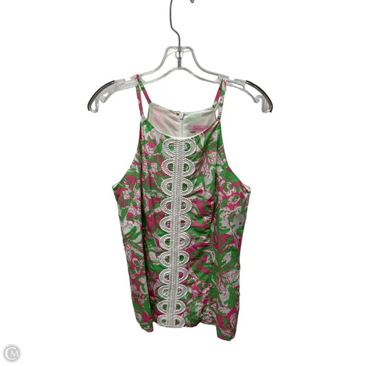 Top Sleeveless Designer By Lilly Pulitzer In Pink, Size: M