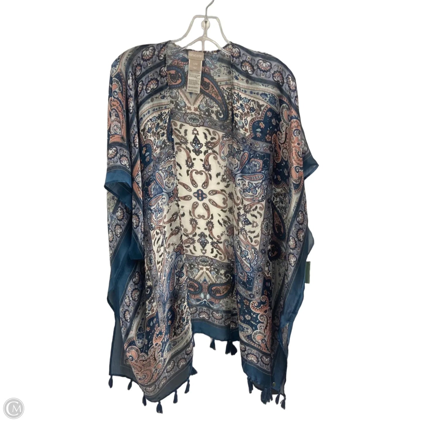 Shawl By Chicos In Paisley Print, Size: M