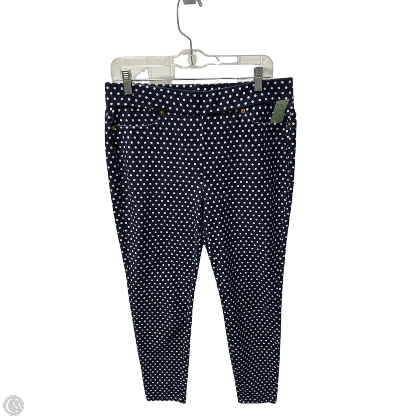 Pants Leggings By Michael By Michael Kors In Polkadot Pattern, Size: L