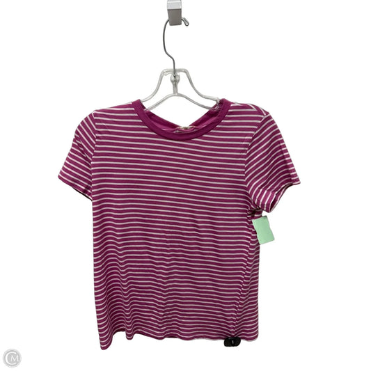 Top Short Sleeve Basic By Heart & Hips In Purple, Size: S