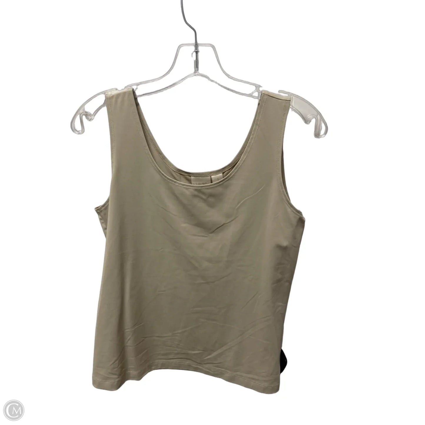 Top Sleeveless Basic By Chicos In Taupe, Size: M