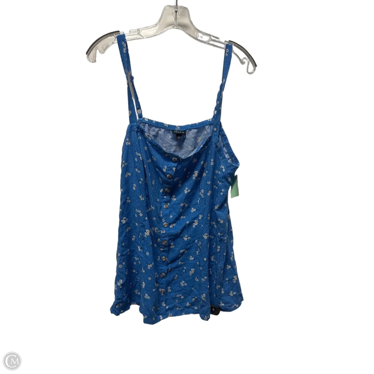 Top Sleeveless By Torrid In Blue, Size: 1x