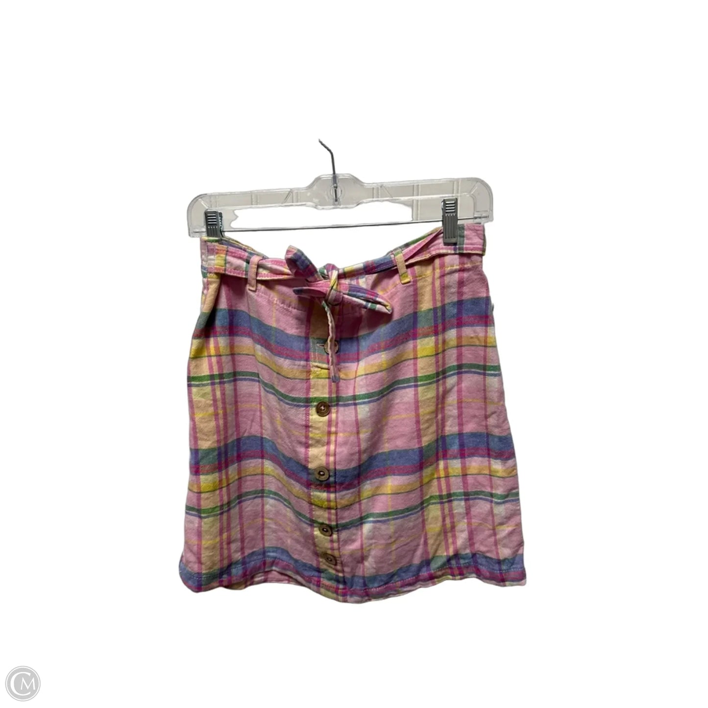 Skirt Mini & Short By Clothes Mentor In Plaid Pattern, Size: S