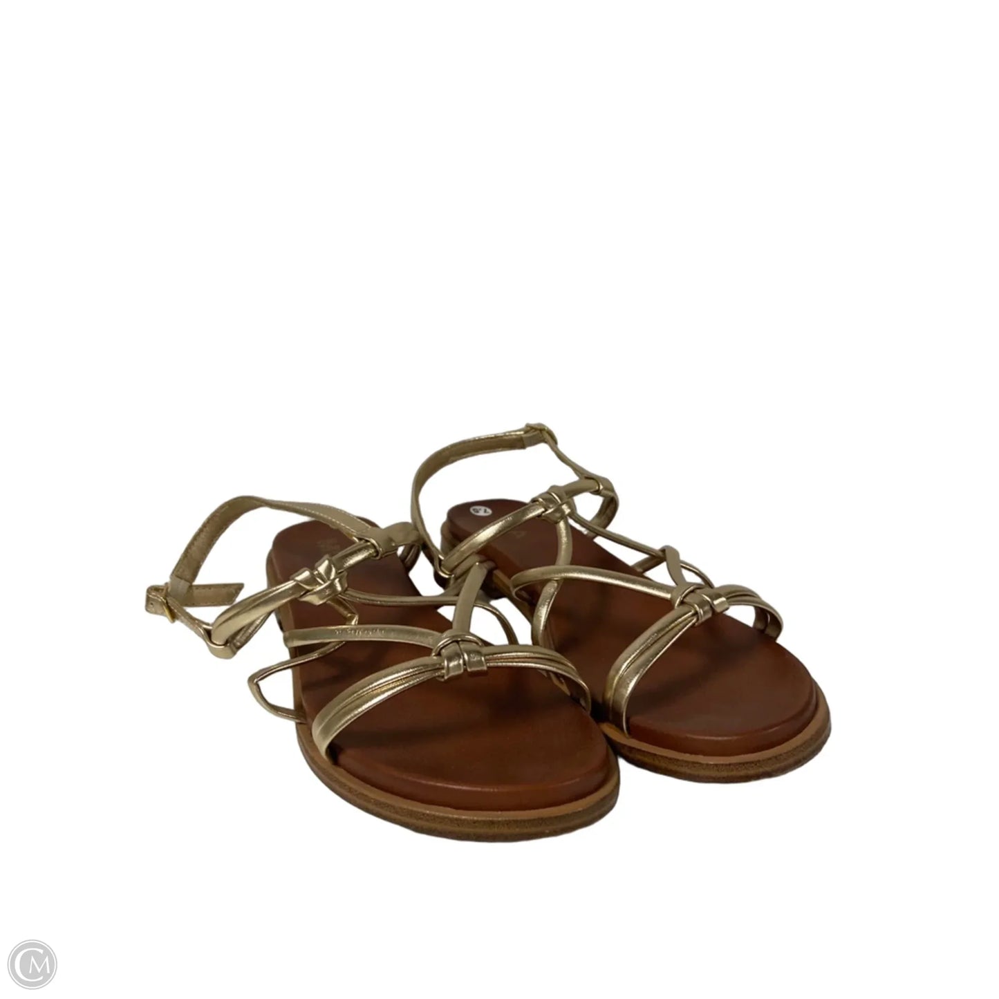 Sandals Flats By Mia In Gold, Size: 7.5