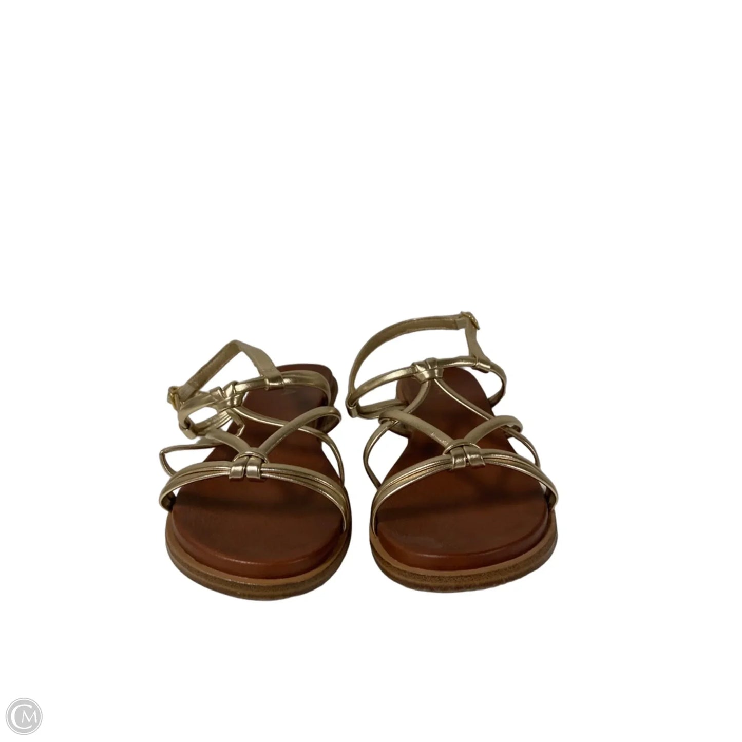Sandals Flats By Mia In Gold, Size: 7.5