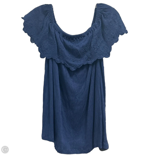 Top Short Sleeve By Nygard Peter In Blue, Size: M