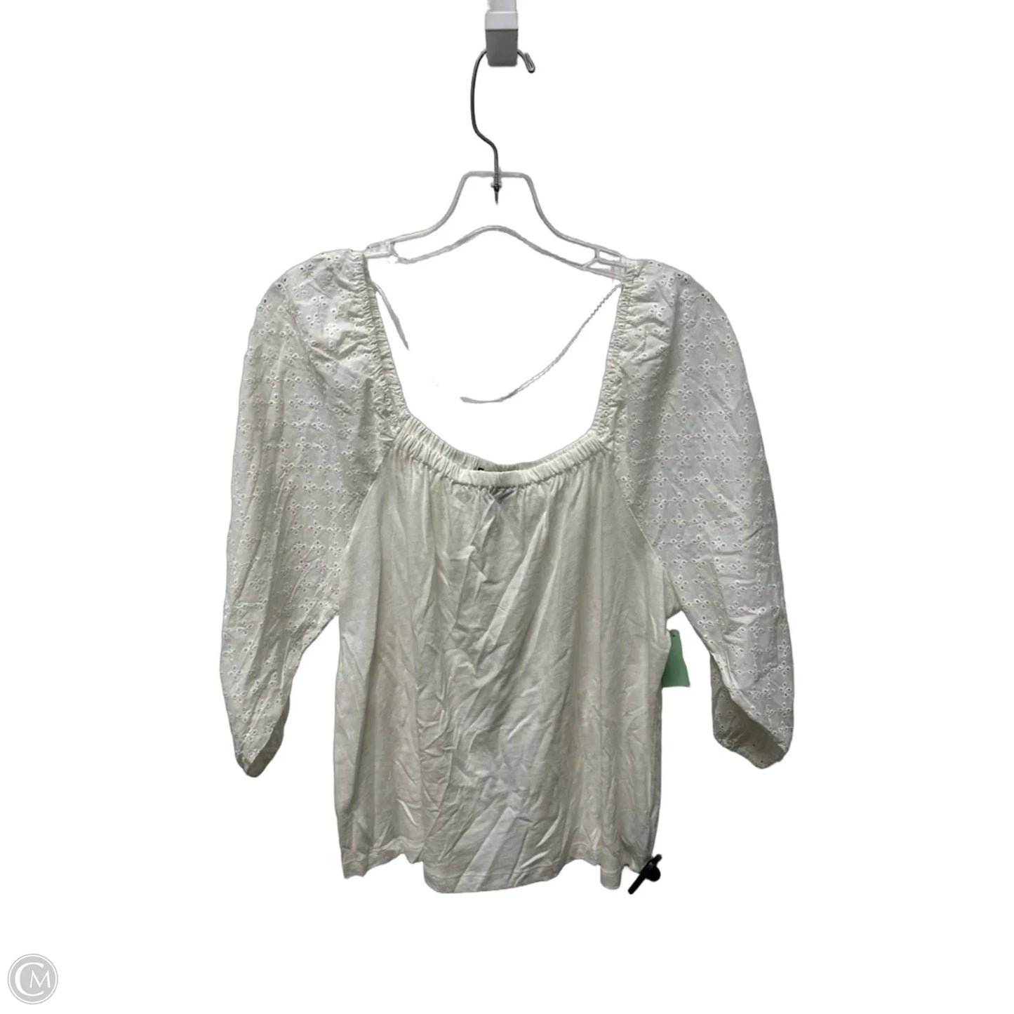 Top 3/4 Sleeve By Sanctuary In White, Size: Lp