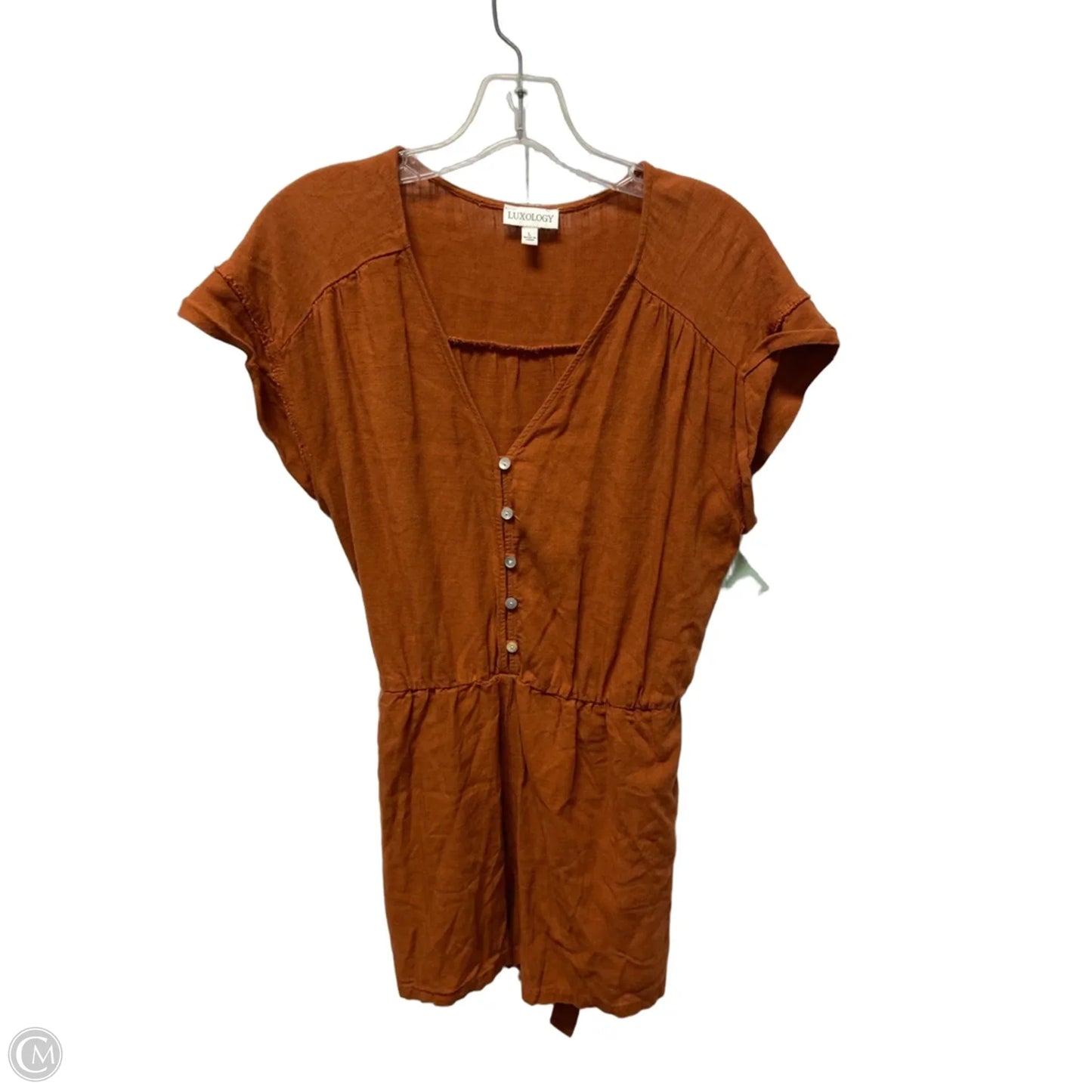 Romper By Luxology In Orange, Size: L