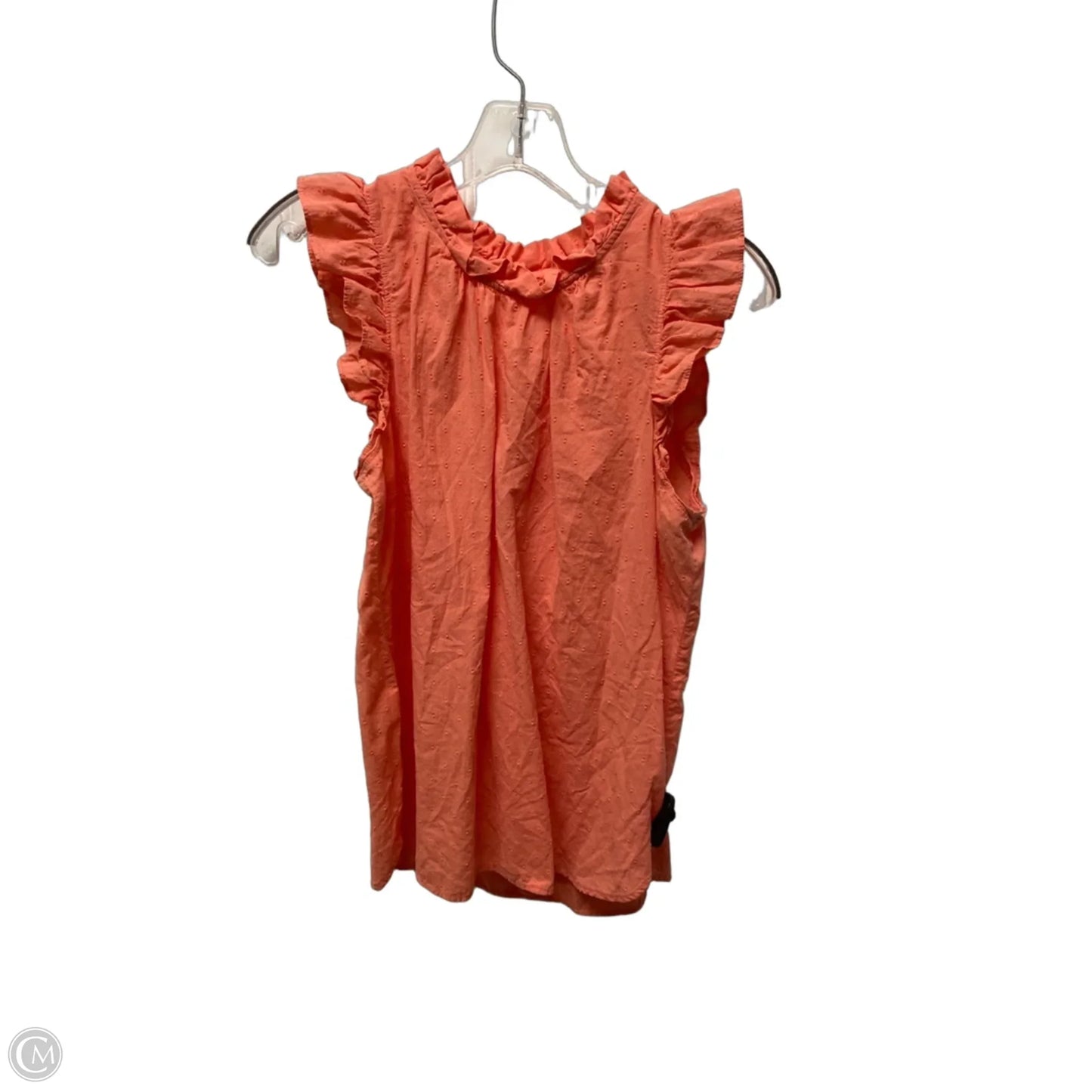 Top Sleeveless By Loft In Coral, Size: M