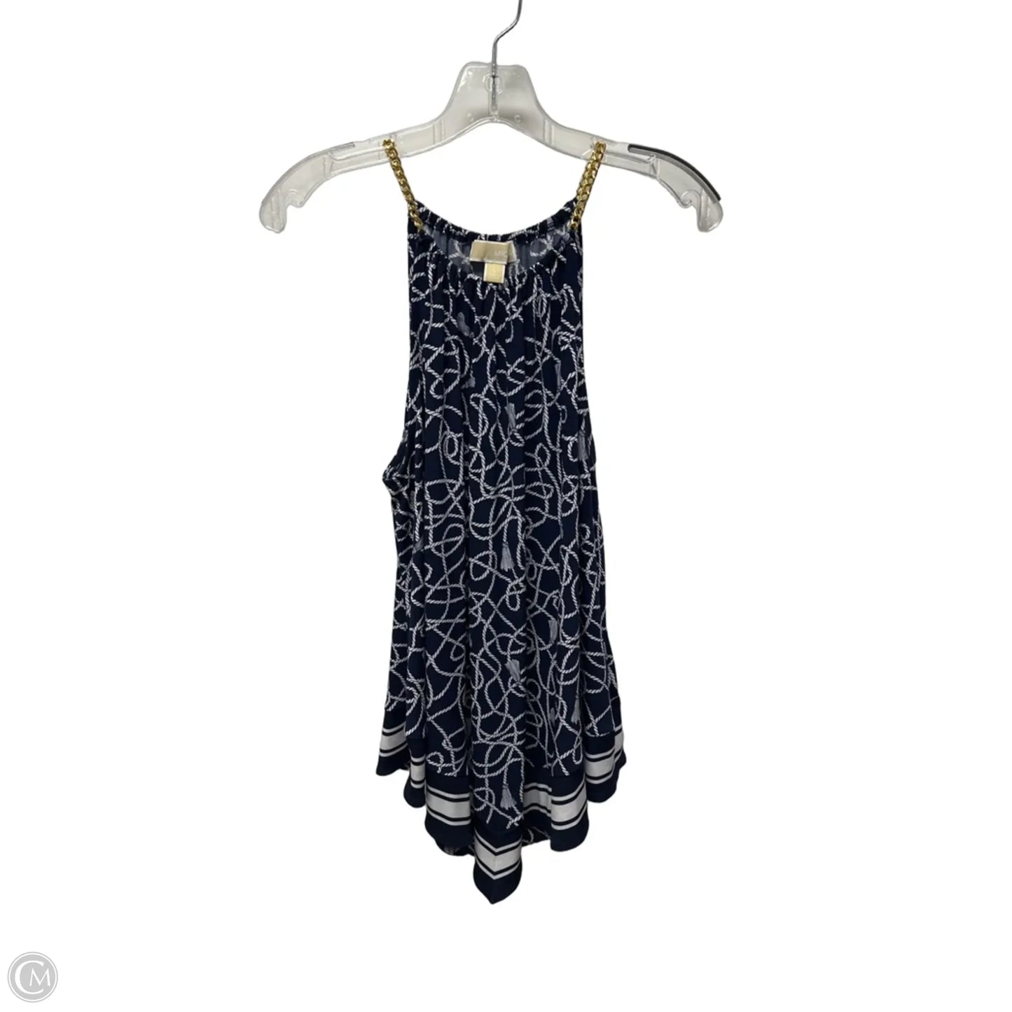 Top Sleeveless By Michael By Michael Kors In Blue, Size: L
