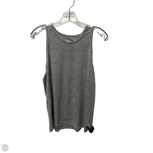 Athletic Tank Top By Nike In Grey, Size: S