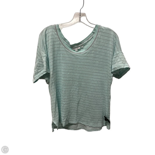 Top Short Sleeve By Chicos In Teal, Size: L