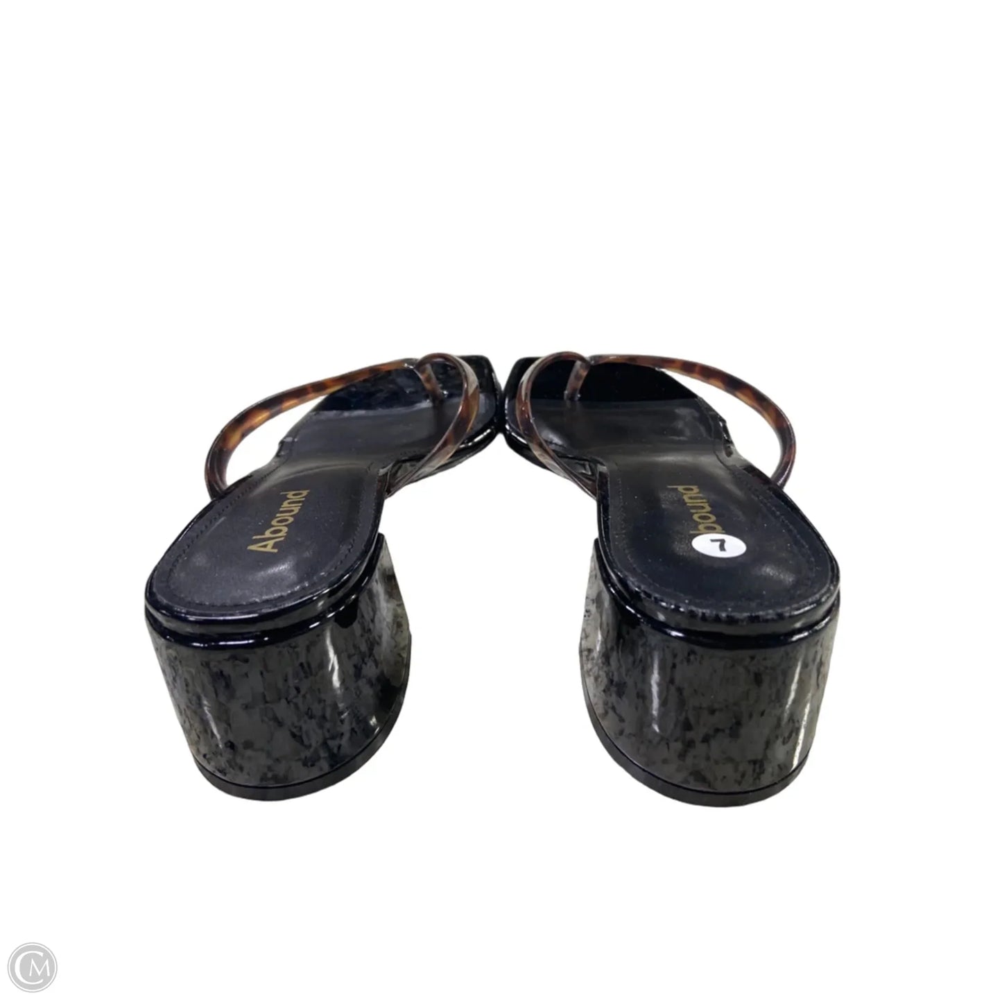 Sandals Heels Block By Abound In Brown, Size: 7