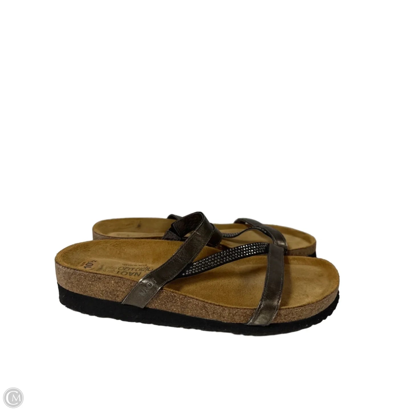 Sandals Flats By Naot In Grey, Size: 10.5