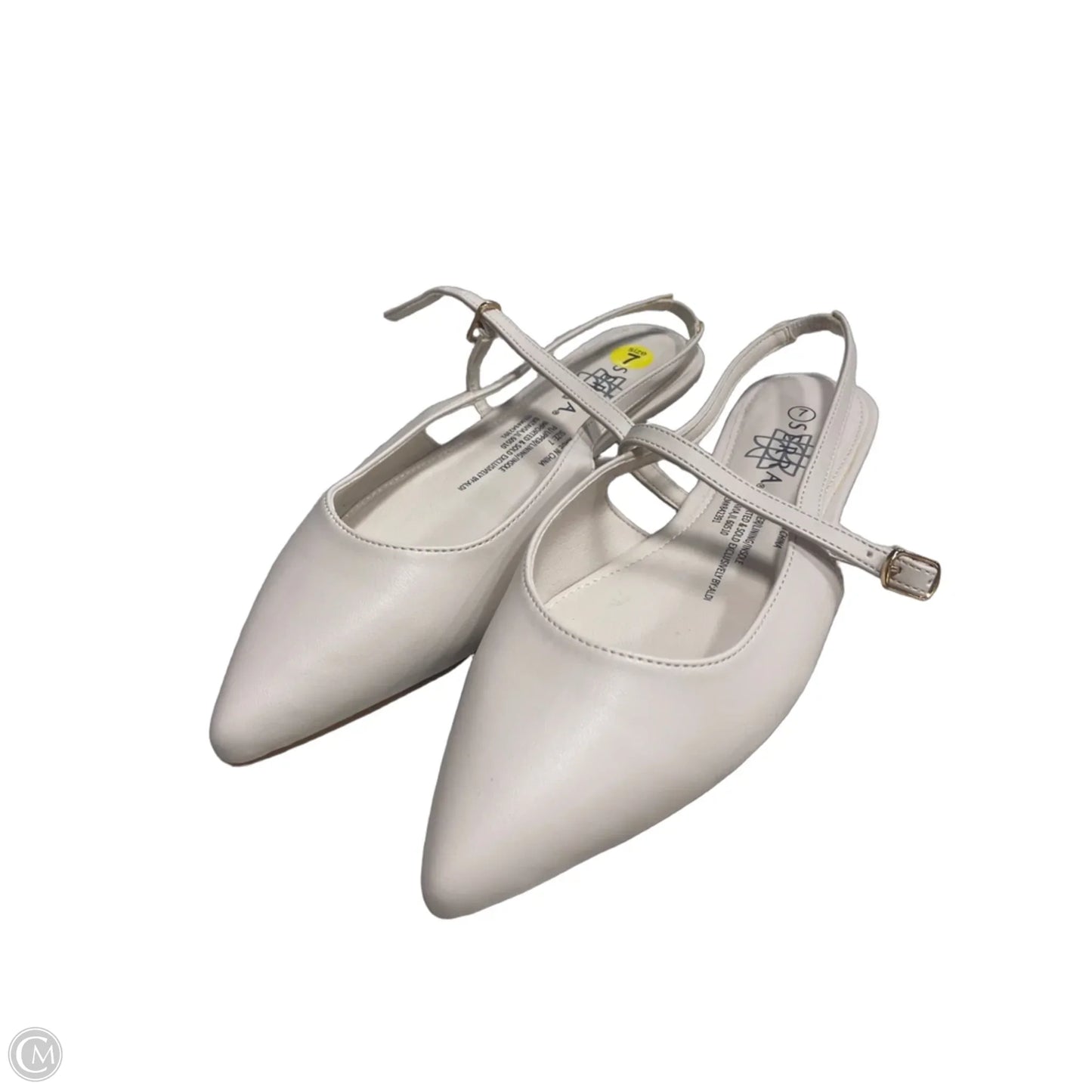 Shoes Flats By Serra In Cream, Size: 7