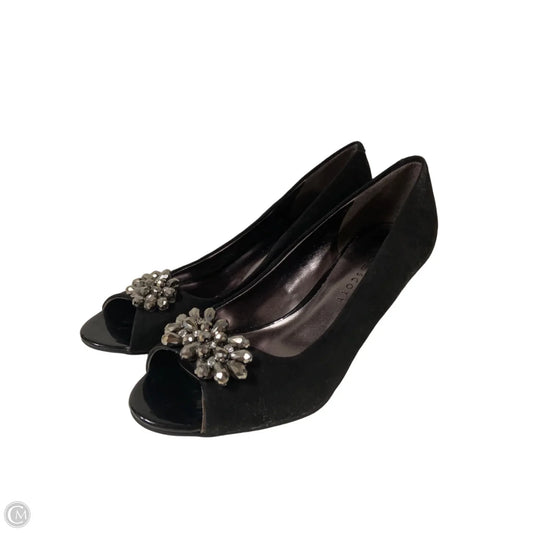 Shoes Heels Kitten By Karen Scott In Black, Size: 9