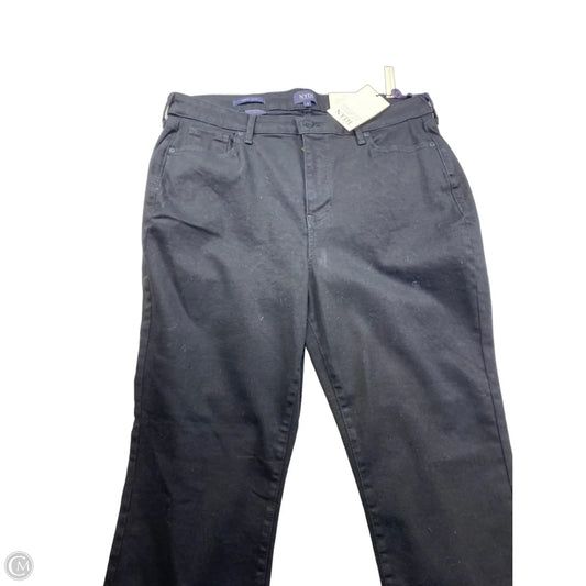 Jeans Straight By Not Your Daughters Jeans In Black, Size: 16