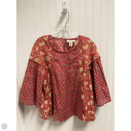 Top Long Sleeve By Rachel Zoe In Pink, Size: M