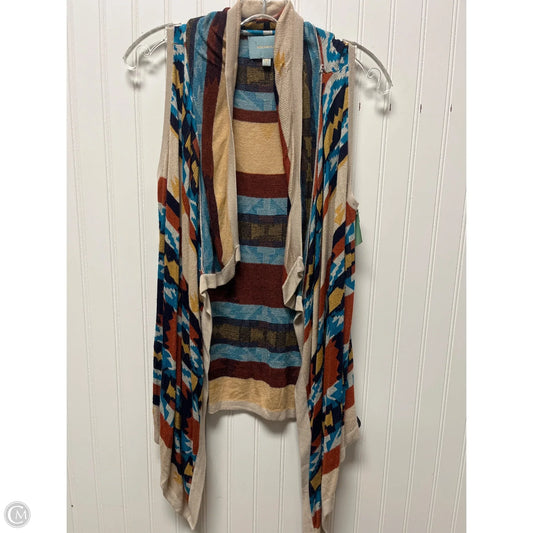 Shawl By Skies Are Blue In Striped Pattern, Size: S
