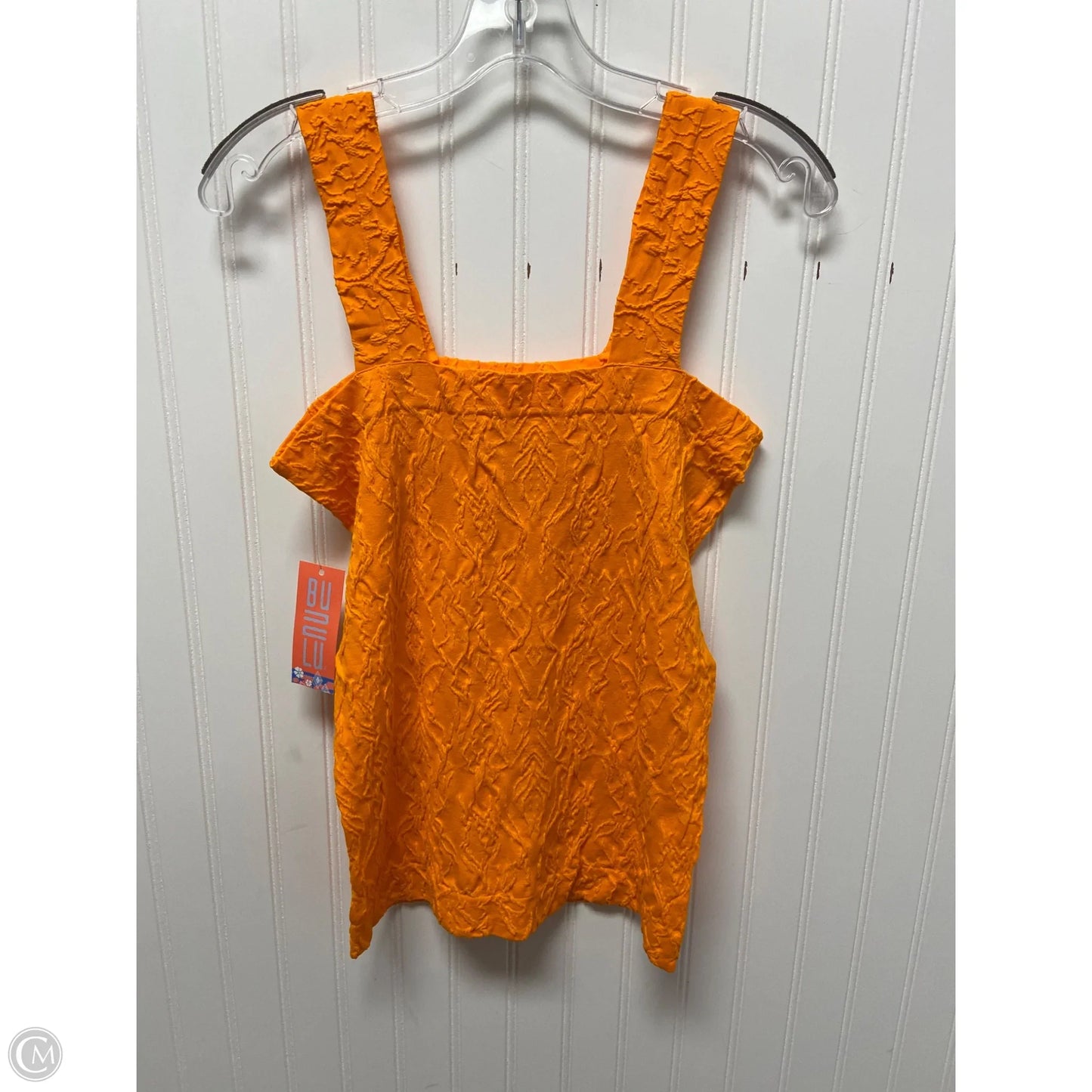 Top Sleeveless By Clothes Mentor In Orange, Size: M