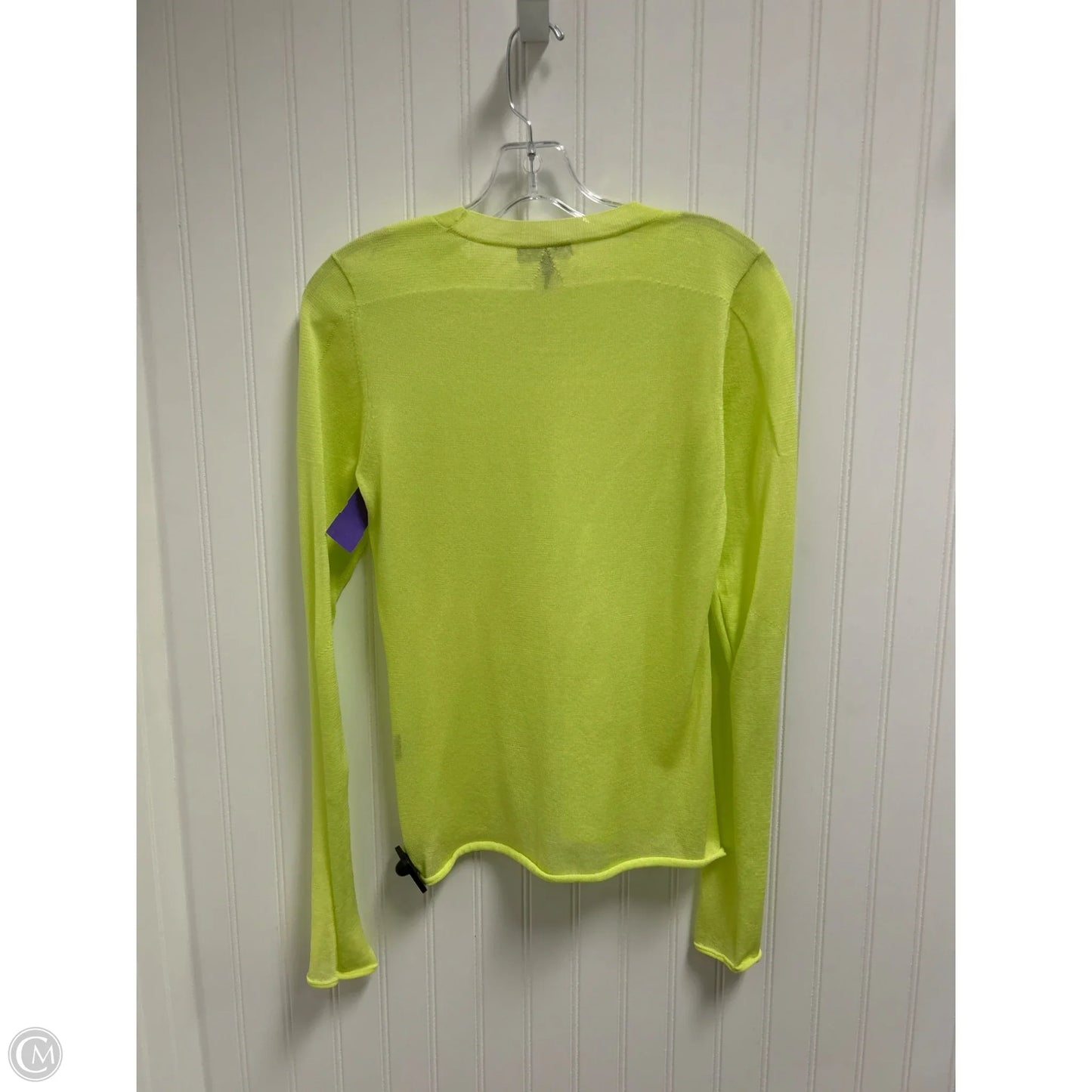 Top Long Sleeve By Rag And Bone In Chartreuse, Size: S