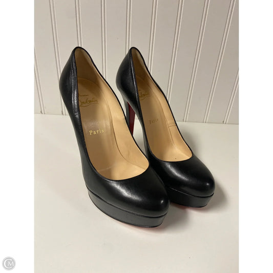 Shoes Luxury Designer By Christian Louboutin In Black, Size: 6.5