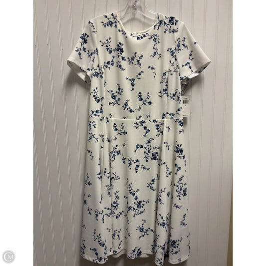 Dress Work By Lauren By Ralph Lauren In White, Size: Xl
