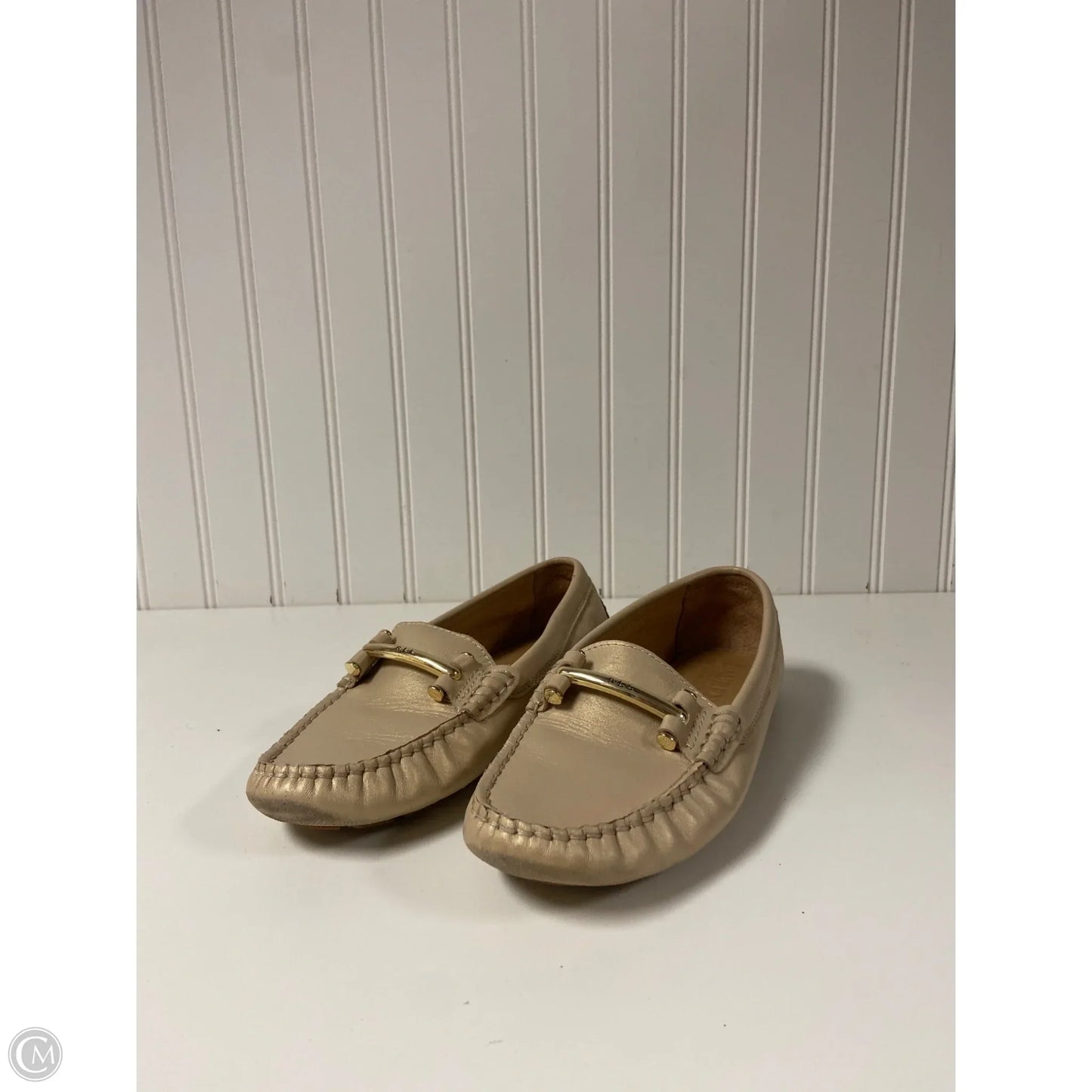 Shoes Flats By Lauren By Ralph Lauren In Gold, Size: 6