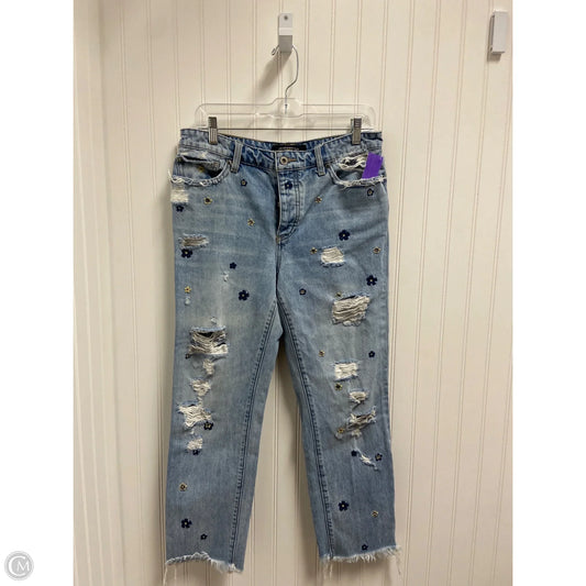 Jeans Boyfriend By Lucky Brand In Blue Denim, Size: 4