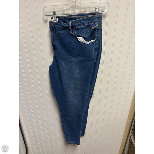 Jeans Skinny By Ava & Viv In Blue Denim, Size: 24