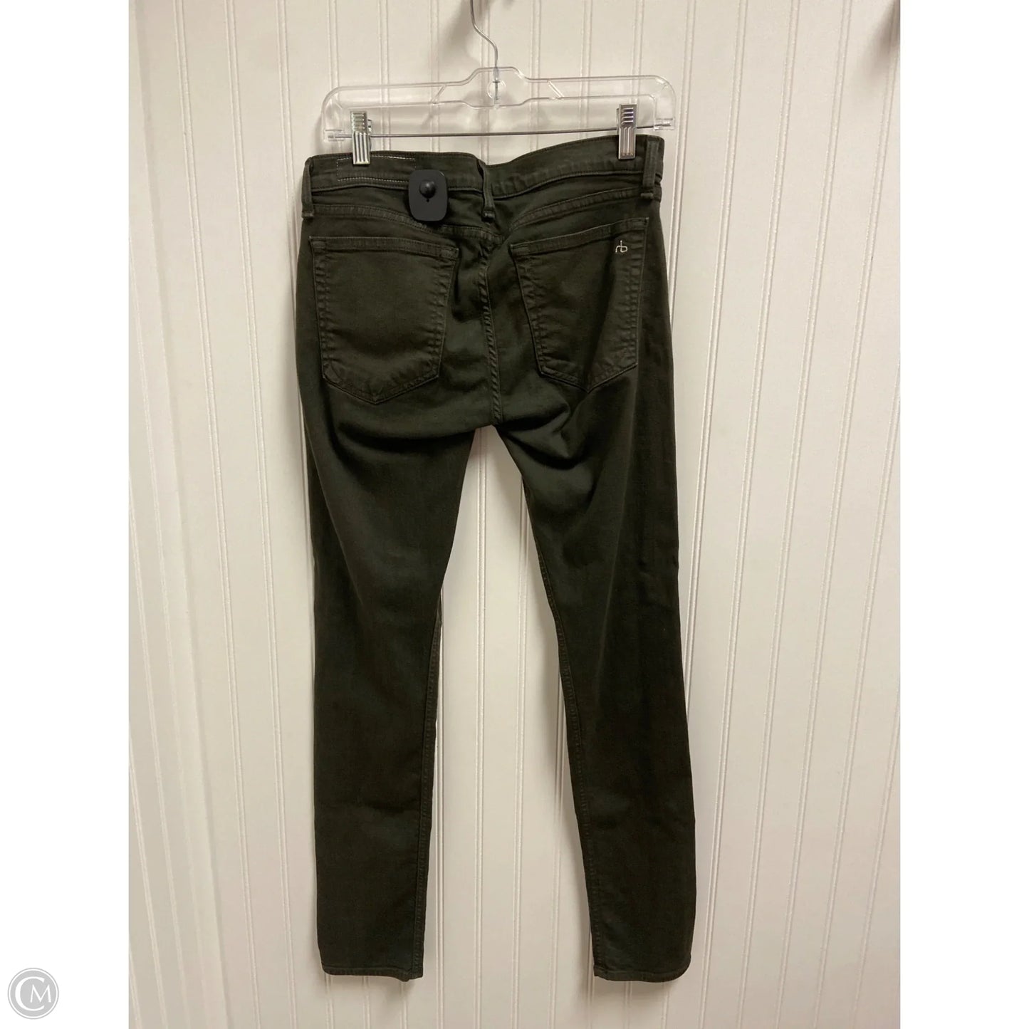 Jeans Skinny By Rag And Bone In Green Denim, Size: 4