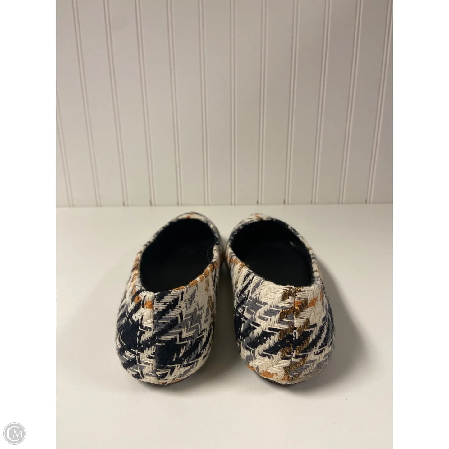 Shoes Flats By Kelly And Katie In Black & Yellow, Size: 9