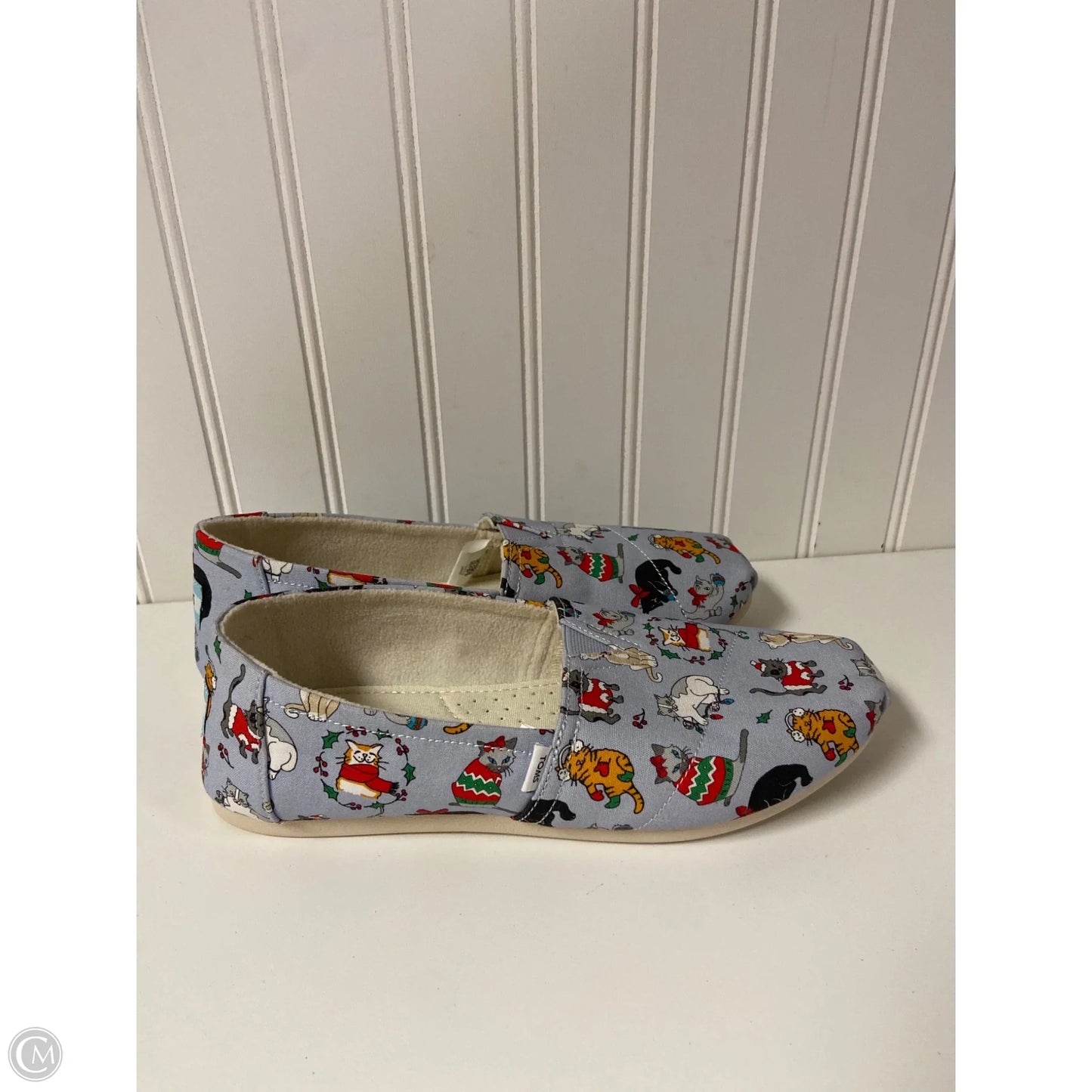 Shoes Flats By Toms In Blue, Size: 7.5