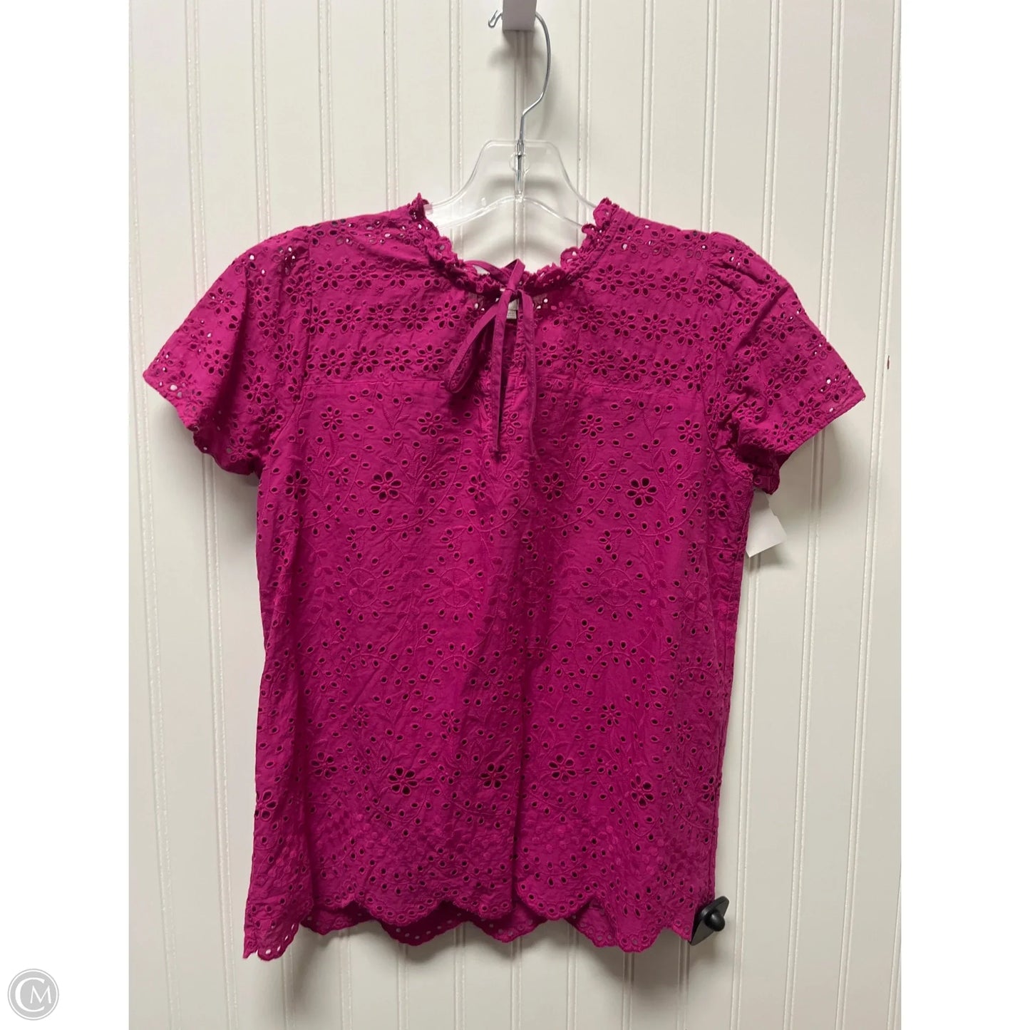 Top Short Sleeve By Loft In Purple, Size: Xs