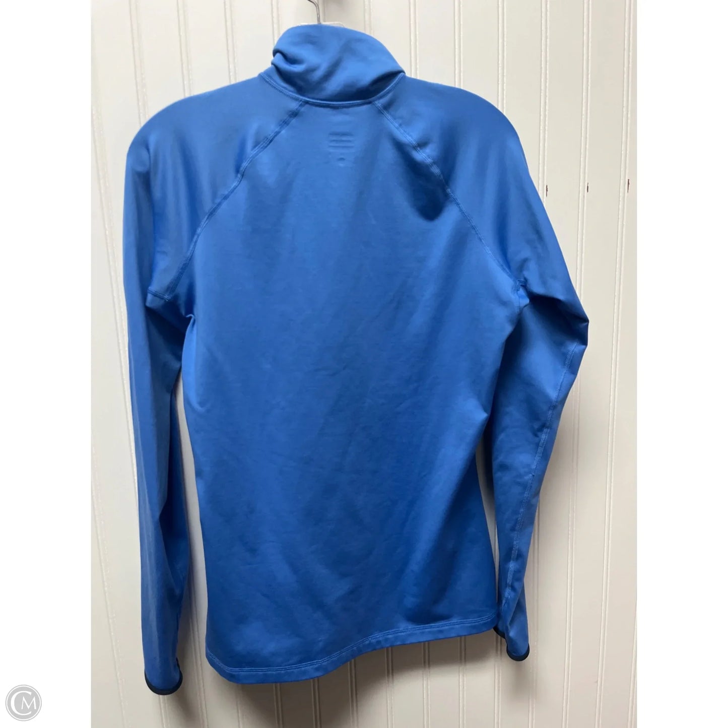 Athletic Jacket By Nike In Blue, Size: L