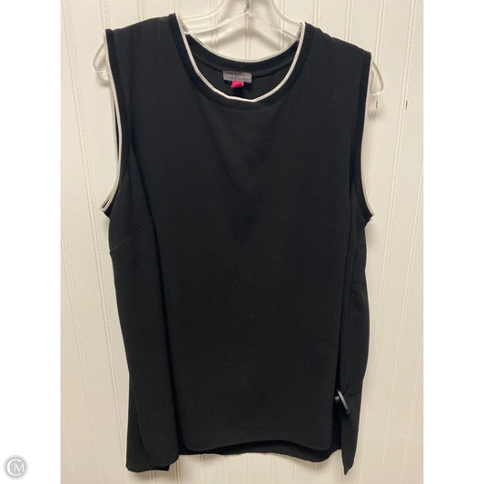 Top Sleeveless By Vince Camuto In Black, Size: 1x