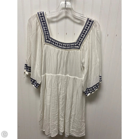 Dress Casual Short By Mi Ami In White, Size: S