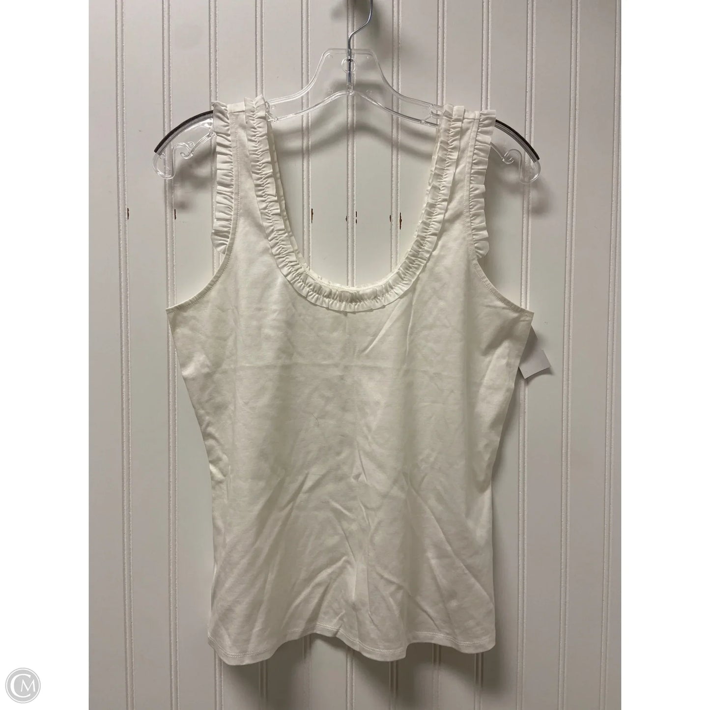 Top Sleeveless By Gianni Bini In White, Size: M