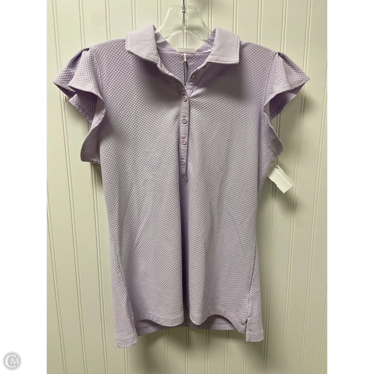 Athletic Top Short Sleeve By Calia In Purple, Size: M