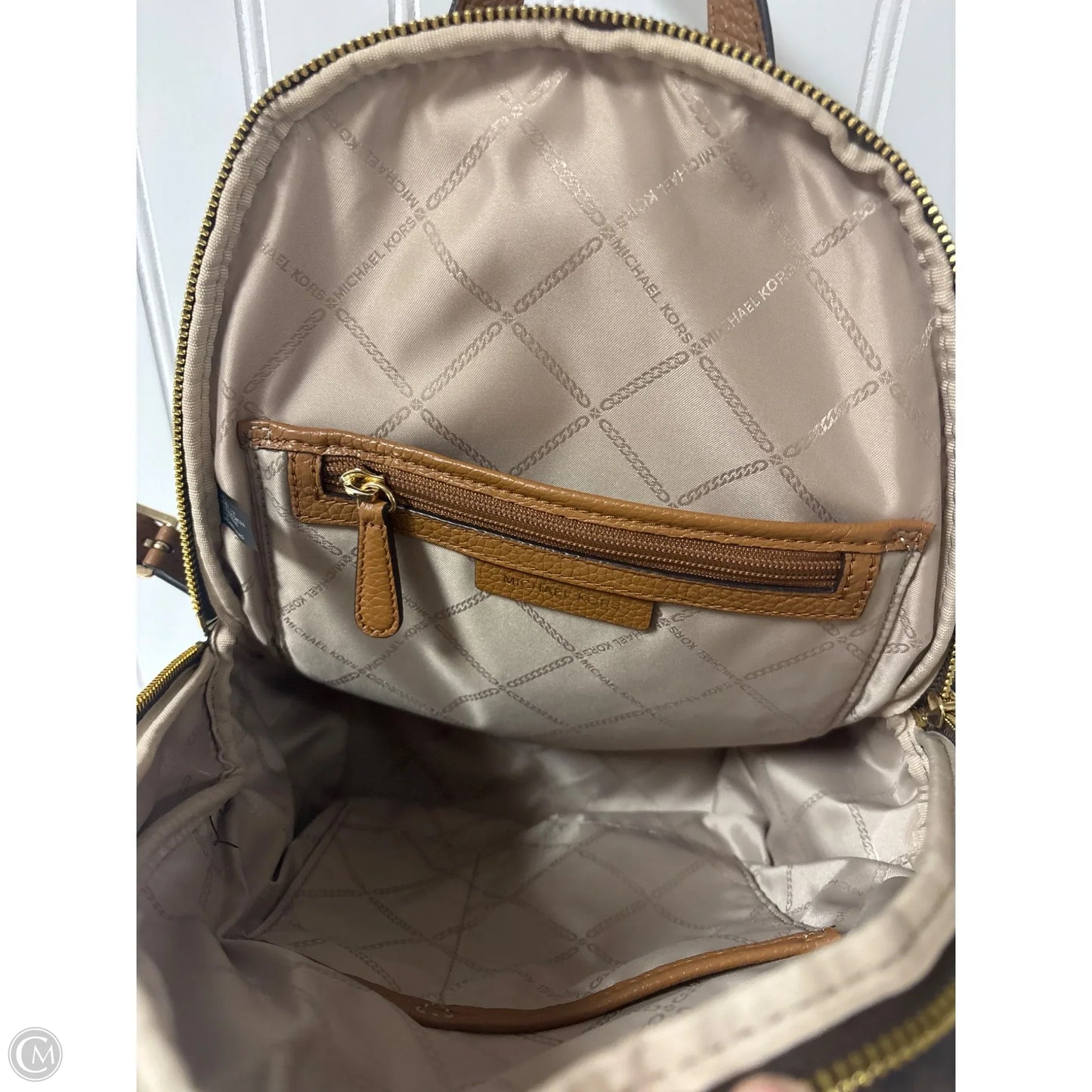 Backpack Designer By Michael Kors, Size: Medium