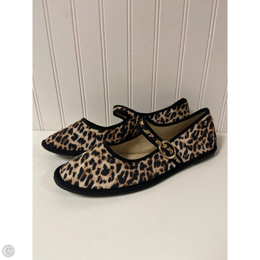 Shoes Flats By Soda In Animal Print, Size: 10