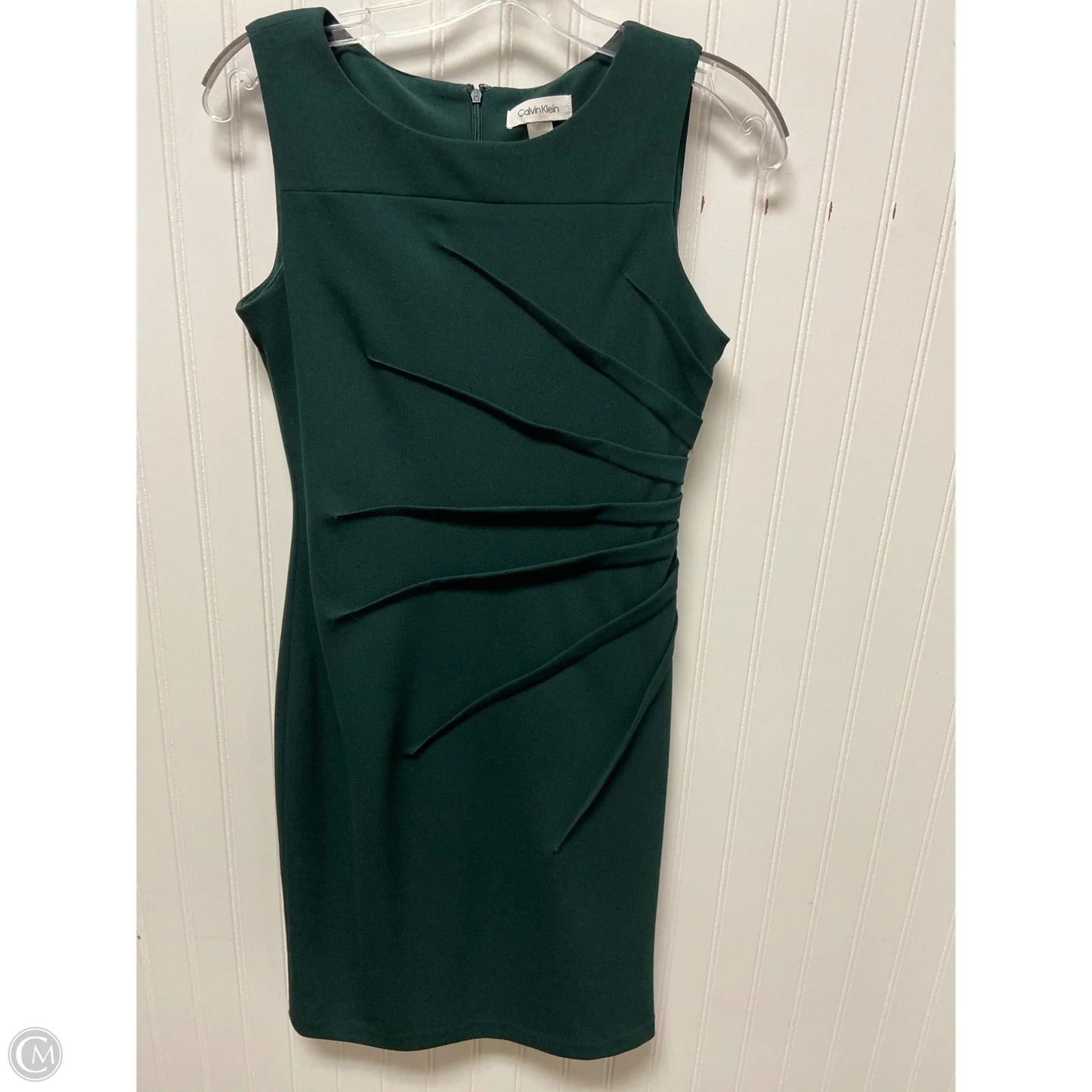 Dress Work By Calvin Klein In Green, Size: Sp
