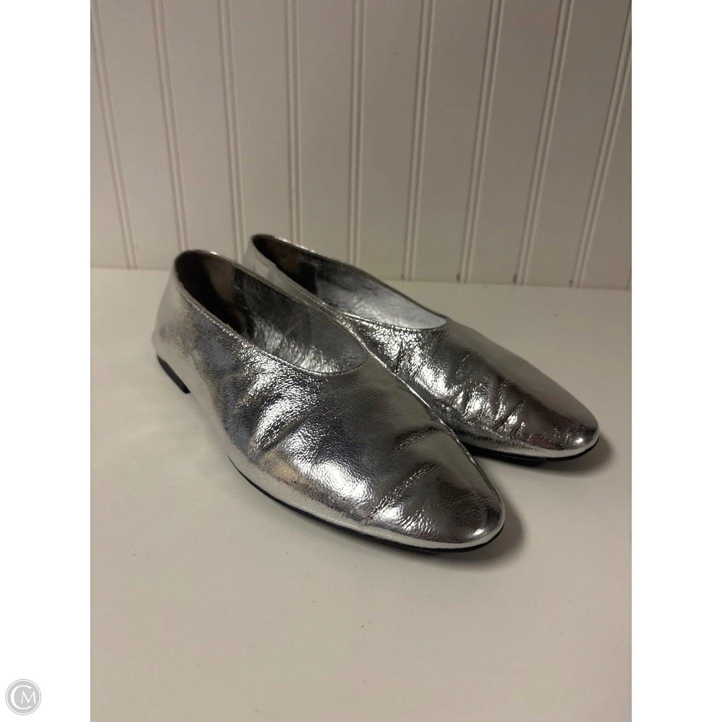 Shoes Flats By Jeffrey Campbell In Silver, Size: 7