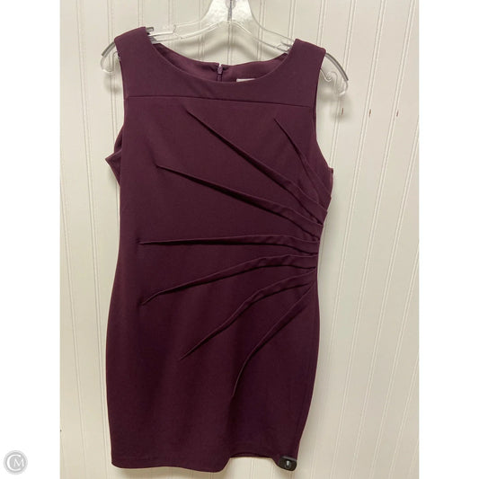 Dress Work By Calvin Klein In Purple, Size: Lp