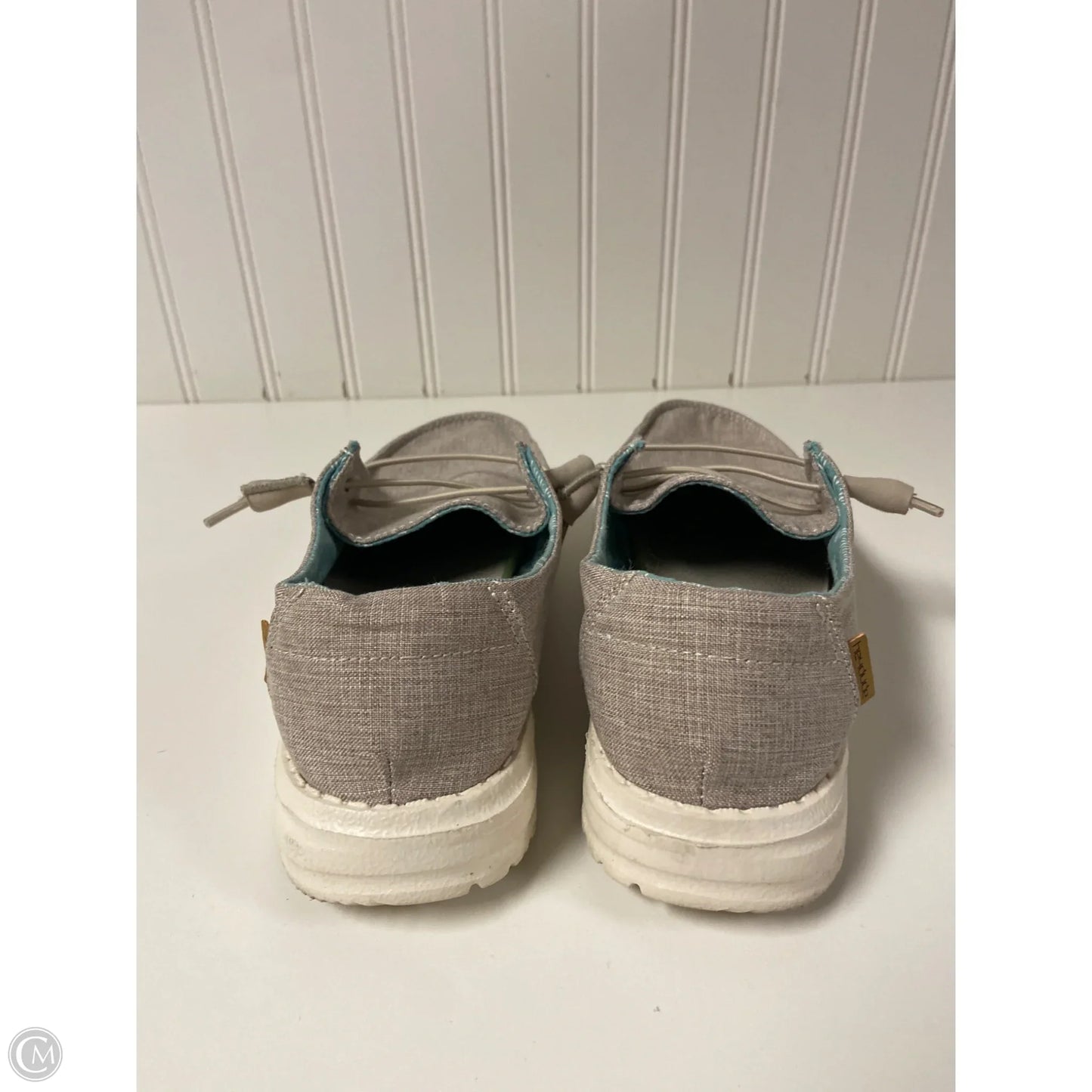 Shoes Flats By Hey Dude In Taupe, Size: 6